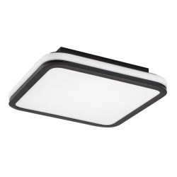 Lubinis šviestuvas Serkan LED 43W 3000-6500K CCT keičiama balta spalva (Juoda)