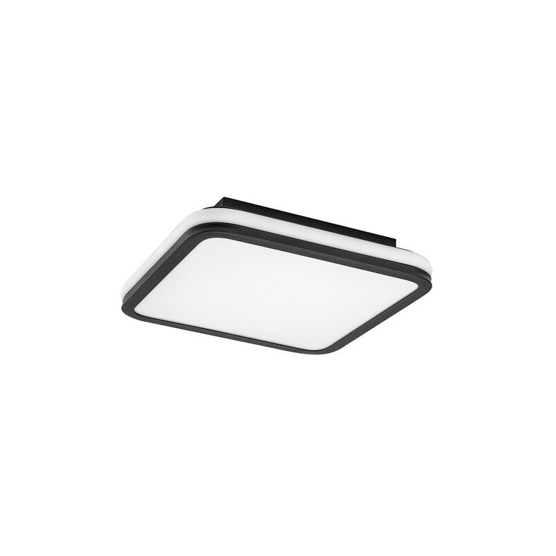 Lubinis šviestuvas Serkan LED 43W 3000-6500K CCT keičiama balta spalva (Juoda)