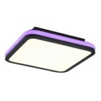 Lubinis šviestuvas Serkan LED 43W 3000-6500K CCT keičiama balta spalva (Juoda)