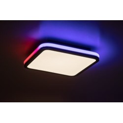 Lubinis šviestuvas Serkan LED 43W 3000-6500K CCT keičiama balta spalva (Juoda)