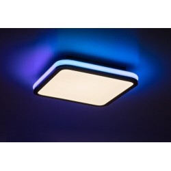 Lubinis šviestuvas Serkan LED 43W 3000-6500K CCT keičiama balta spalva (Juoda)