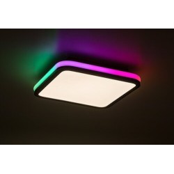 Lubinis šviestuvas Serkan LED 43W 3000-6500K CCT keičiama balta spalva (Juoda)