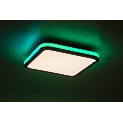 Lubinis šviestuvas Serkan LED 43W 3000-6500K CCT keičiama balta spalva (Juoda)