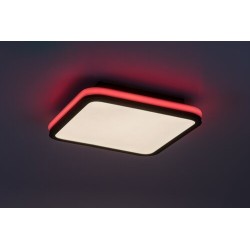 Lubinis šviestuvas Serkan LED 43W 3000-6500K CCT keičiama balta spalva (Juoda)