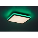 Lubinis šviestuvas Serkan LED 43W 3000-6500K CCT keičiama balta spalva (Juoda)