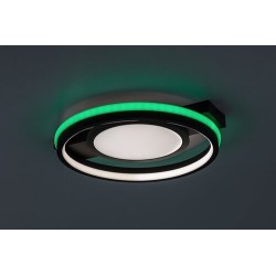 Lubinis šviestuvas Shirin LED 40W 3000-6500K CCT keičiama balta spalva (Juoda)