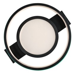 Lubinis šviestuvas Shirin LED 40W 3000-6500K CCT keičiama balta spalva (Juoda)