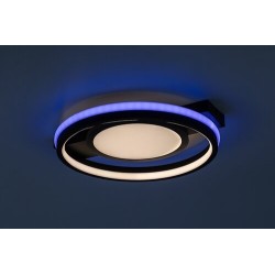 Lubinis šviestuvas Shirin LED 40W 3000-6500K CCT keičiama balta spalva (Juoda)