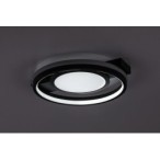 Lubinis šviestuvas Shirin LED 40W 3000-6500K CCT keičiama balta spalva (Juoda)