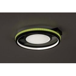 Lubinis šviestuvas Shirin LED 40W 3000-6500K CCT keičiama balta spalva (Juoda)