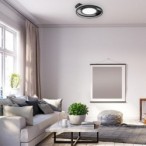 Lubinis šviestuvas Shirin LED 40W 3000-6500K CCT keičiama balta spalva (Juoda)