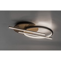 Lubinis šviestuvas Arash LED 40W 3000, 4000, 6500K CCT keičiama balta spalva (Juoda)