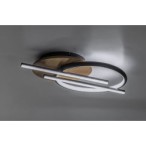 Lubinis šviestuvas Arash LED 40W 3000, 4000, 6500K CCT keičiama balta spalva (Juoda)
