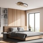 Lubinis šviestuvas Arash LED 40W 3000, 4000, 6500K CCT keičiama balta spalva (Juoda)