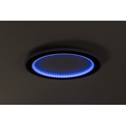 Lubinis šviestuvas Golwen LED 22W 3000-6500K CCT keičiama balta spalva (Juoda)
