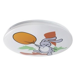 Vaikiškas šviestuvas Hopply LED 24W 3000K Šilta balta (Balta)