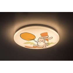 Vaikiškas šviestuvas Hopply LED 24W 3000K Šilta balta (Balta)