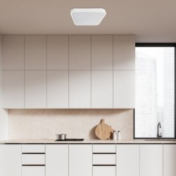 Lubinis šviestuvas Alenzo LED 36W 3000-6000K CCT keičiama balta spalva (Balta)