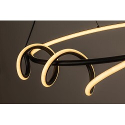 Pakabinamas šviestuvas Menazi LED 46W 3000-6500K CCT keičiama balta spalva (Juoda)