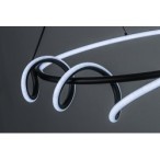 Pakabinamas šviestuvas Menazi LED 46W 3000-6500K CCT keičiama balta spalva (Juoda)