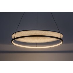 Pakabinamas šviestuvas Farenzo LED 40W 3000, 4000K CCT keičiama balta spalva (Juoda)