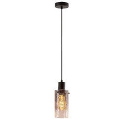 Pakabinamas šviestuvas Fumea E27 1x MAX 60W (Juoda)