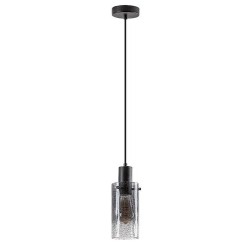 Pakabinamas šviestuvas Fumea E27 1x MAX 60W (Juoda)