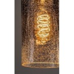 Pakabinamas šviestuvas Fumea E27 1x MAX 60W (Juoda)
