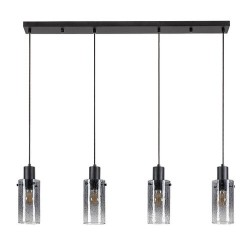 Pakabinamas šviestuvas Fumea E27 4x MAX 60W (Juoda)