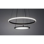 Pakabinamas šviestuvas Jasero LED 42W 3000-6500K CCT keičiama balta spalva (Juoda)
