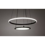 Pakabinamas šviestuvas Jasero LED 42W 3000-6500K CCT keičiama balta spalva (Juoda)