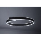 Pakabinamas šviestuvas Silnora LED 35W 3000, 4000, 6500K CCT keičiama balta spalva (Juoda)
