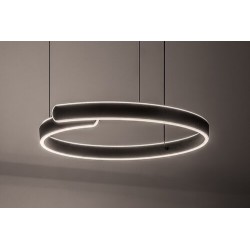 Pakabinamas šviestuvas Silnora LED 35W 3000, 4000, 6500K CCT keičiama balta spalva (Juoda)