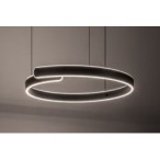 Pakabinamas šviestuvas Silnora LED 35W 3000, 4000, 6500K CCT keičiama balta spalva (Juoda)