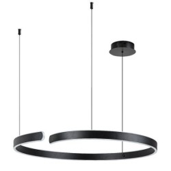Pakabinamas šviestuvas Silnora LED 45W 3000, 4000, 6500K CCT keičiama balta spalva (Juoda)