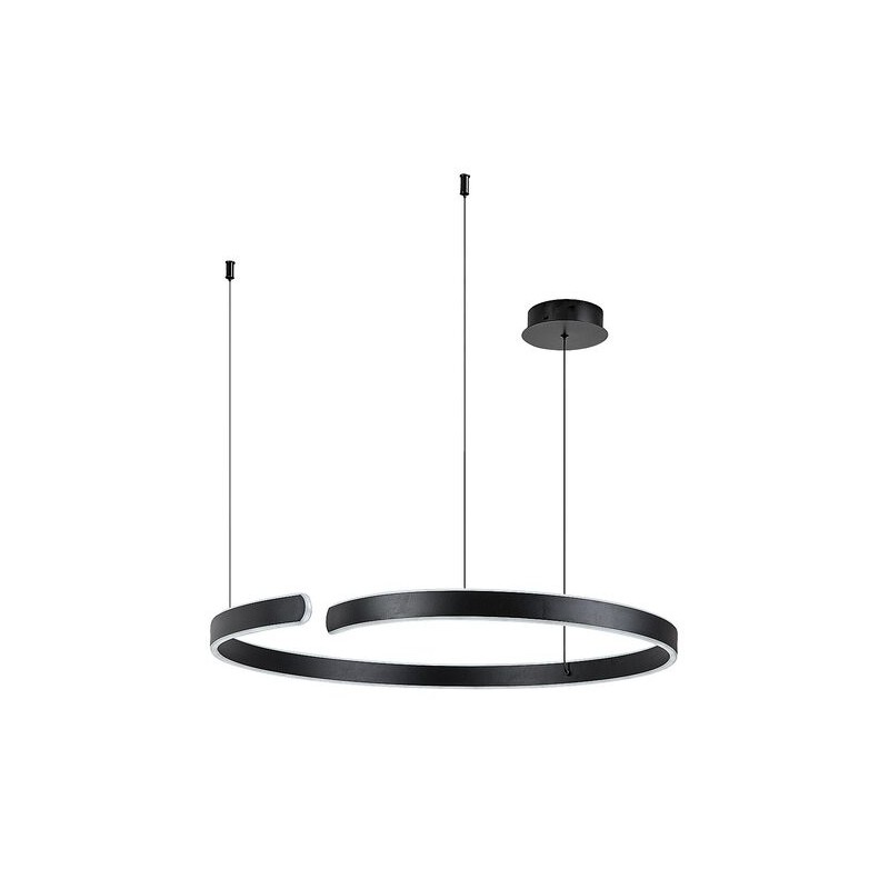 Pakabinamas šviestuvas Silnora LED 45W 3000, 4000, 6500K CCT keičiama balta spalva (Juoda)