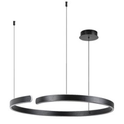 Pakabinamas šviestuvas Silnora LED 45W 3000, 4000, 6500K CCT keičiama balta spalva (Juoda)