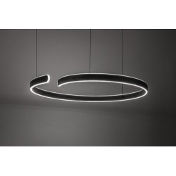Pakabinamas šviestuvas Silnora LED 45W 3000, 4000, 6500K CCT keičiama balta spalva (Juoda)