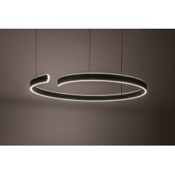 Pakabinamas šviestuvas Silnora LED 45W 3000, 4000, 6500K CCT keičiama balta spalva (Juoda)