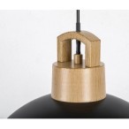 Pakabinamas šviestuvas Filina E27 1x MAX 40W (Juoda)