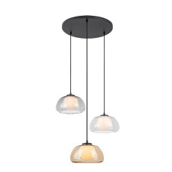 Pakabinamas šviestuvas Elowen G9 3x MAX 5W (Juoda)