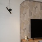 Pakabinamas šviestuvas Alaric LED 3W 3000K Šilta balta (Juoda)
