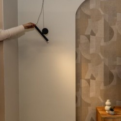 Pakabinamas šviestuvas Alaric LED 3W 3000K Šilta balta (Juoda)
