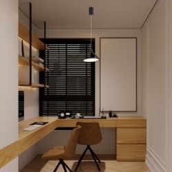 Pakabinamas šviestuvas Ovidia LED 20W 3000K Šilta balta (Juoda)