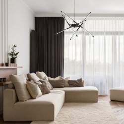 Pakabinamas šviestuvas Henli2 LED 40W 3000K Šilta balta (Juoda)