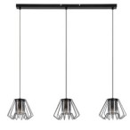 Pakabinamas šviestuvas Emerencia E27 3x MAX 40W (Juoda)