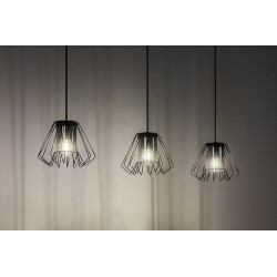 Pakabinamas šviestuvas Emerencia E27 3x MAX 40W (Juoda)