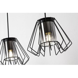 Pakabinamas šviestuvas Emerencia E27 3x MAX 40W (Juoda)
