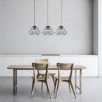 Pakabinamas šviestuvas Emerencia E27 3x MAX 40W (Juoda)