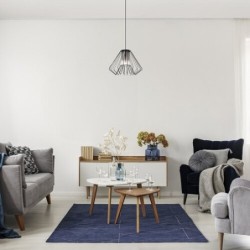 Pakabinamas šviestuvas Emerencia E27 1x MAX 40W (Juoda)